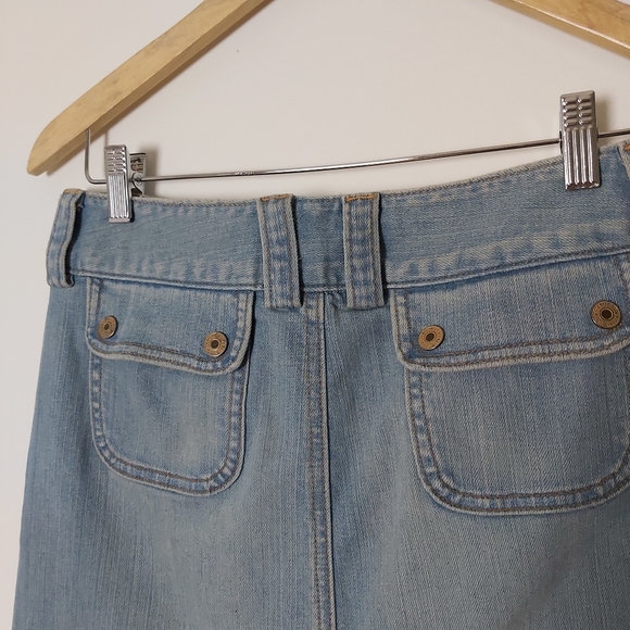 Vintage GAP Stretch Jean Skirt - Picture 5 of 10